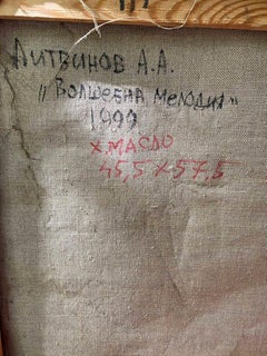 Melodia magica, Figurativo, Pittura ad olio originale, pronta da appendere