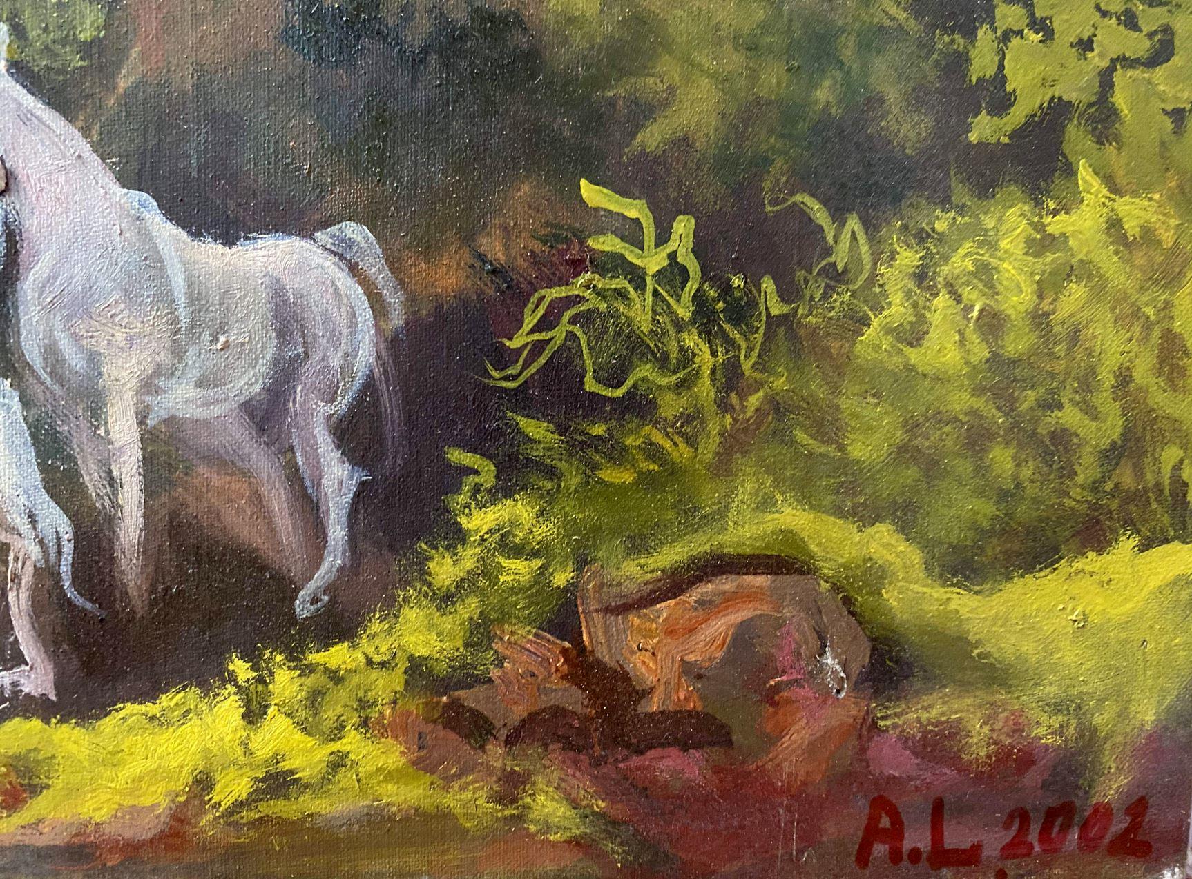 Pegasus, Original oil Painting, Ready to Hang For Sale 5