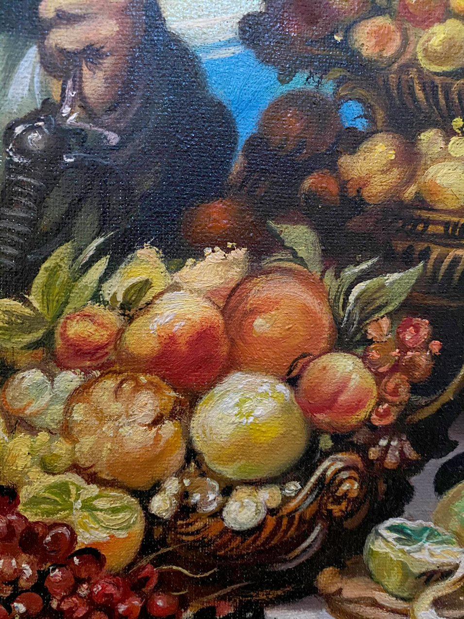 Still Life and Holland, Impressionism, Original oil Painting, Ready to Hang For Sale 1