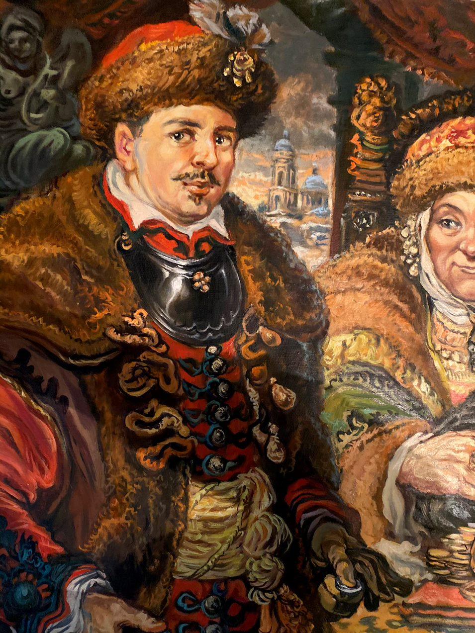 Künstler: Alexander Litwinow
Werk: Original-Ölgemälde, handgefertigtes Kunstwerk, ein Unikat 
Medium: Öl auf Leinwand
Stil: Klassisch figurativ
Jahr: 2007
Titel: Roxolana
Größe: 26,5