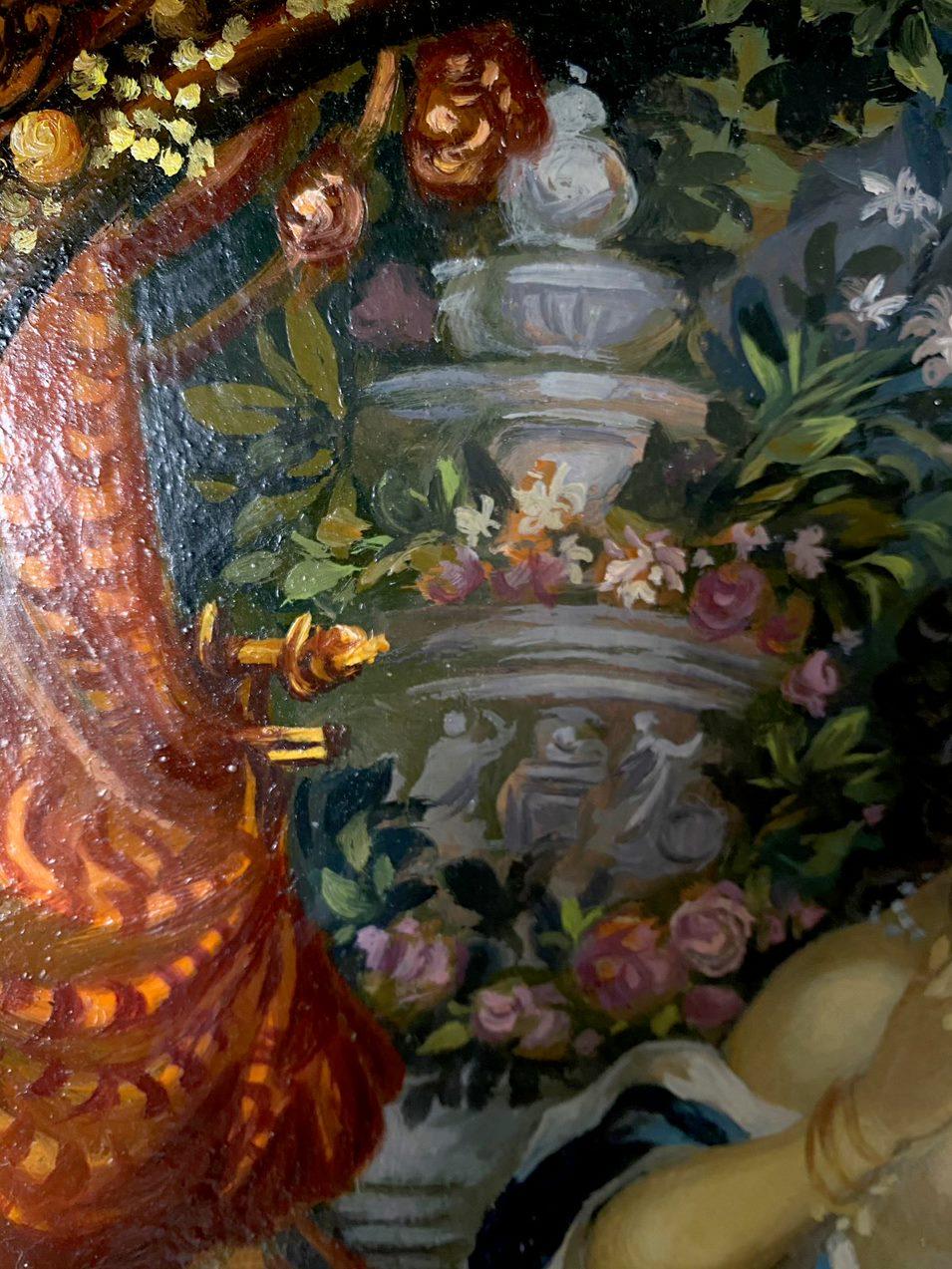 Artista: Alexander Litvinov
Lavoro: Pittura a olio originale, opera d'arte fatta a mano, unica nel suo genere 
Medium: Olio su tela 
Stile: Classico figurativo
Anno: 1999
Titolo: Venere
Dimensioni: 11