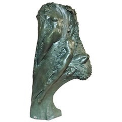Alexander MacLeod, Badende, großformatiges Bass-Relief aus Gips, um 1920