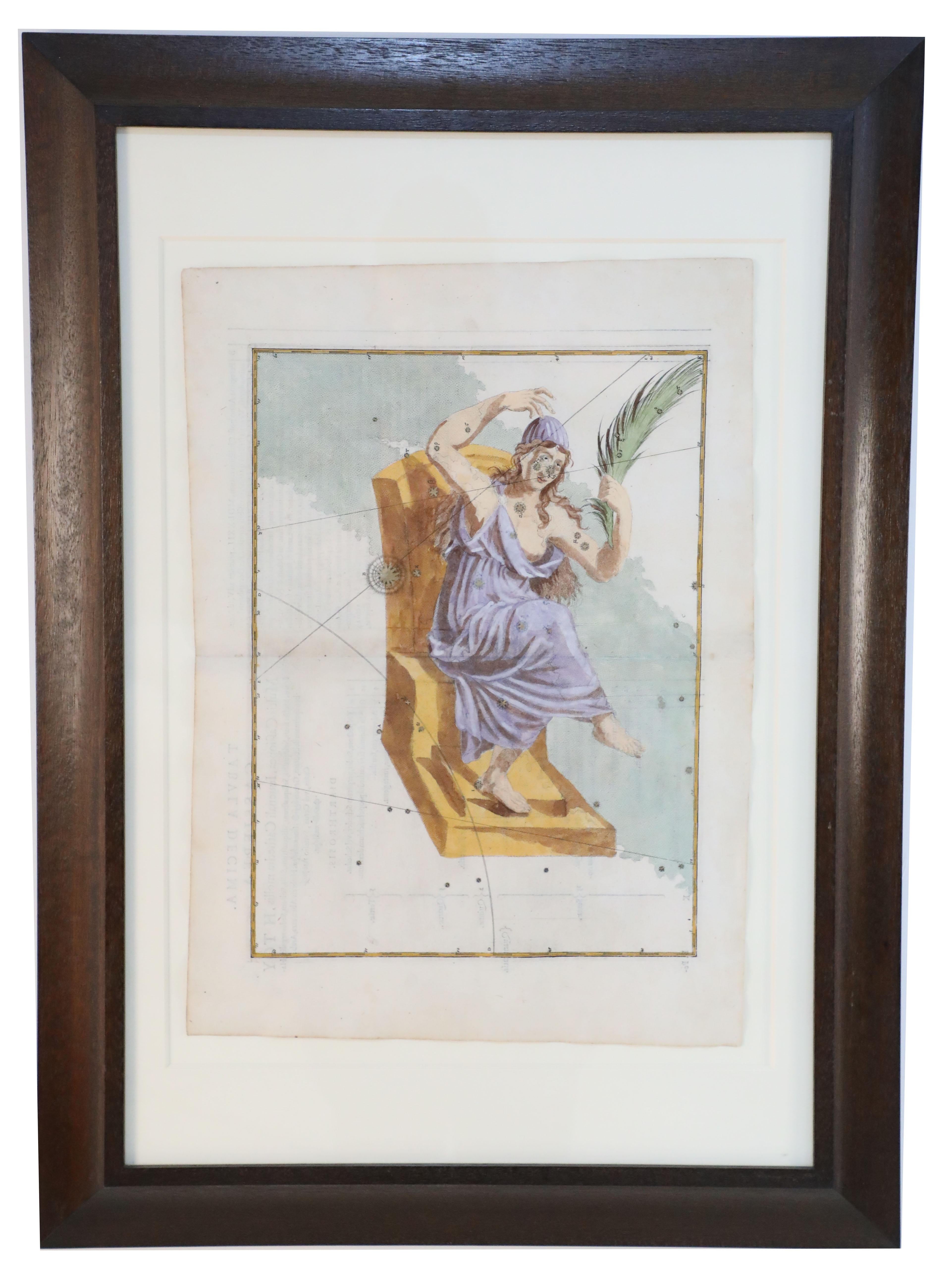 Gravures colorées à la main de tableaux d'étoiles de l'astronomie de la Renaissance Alexander Mair en vente 10