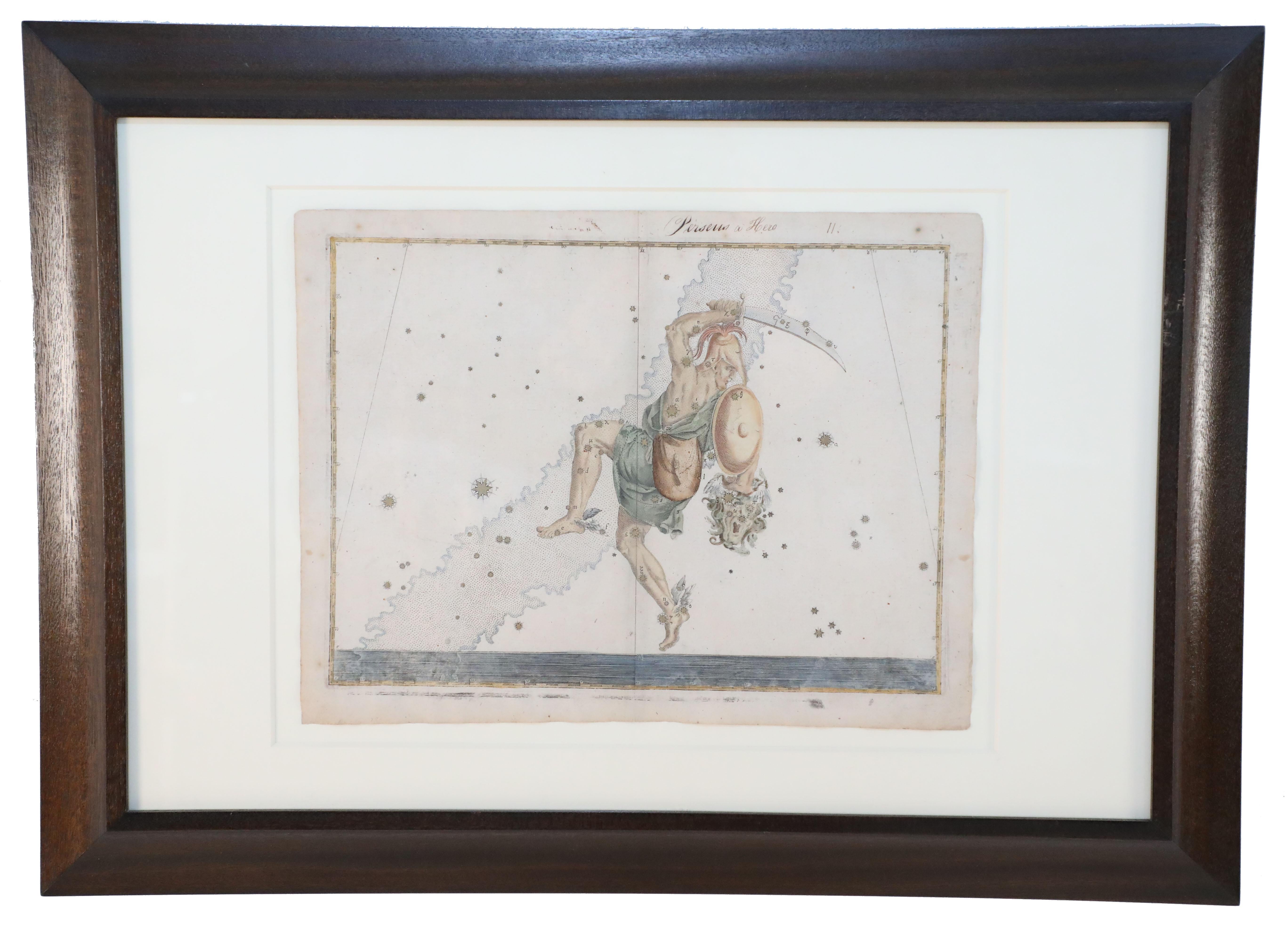 Alexander Mair Renaissance Handkolorierte Gravuren von Sternkarten aus der Astronomie im Angebot 3