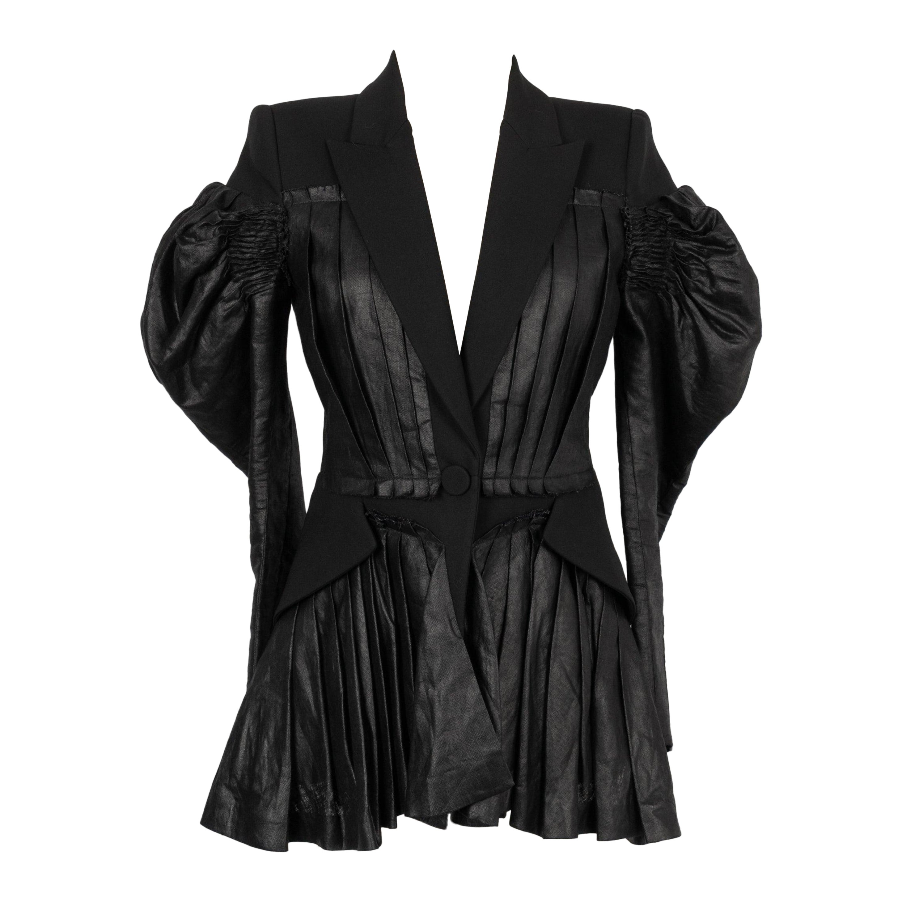Alexander Mc Queen Blended Silk and Wool Jacket Spring, 2020