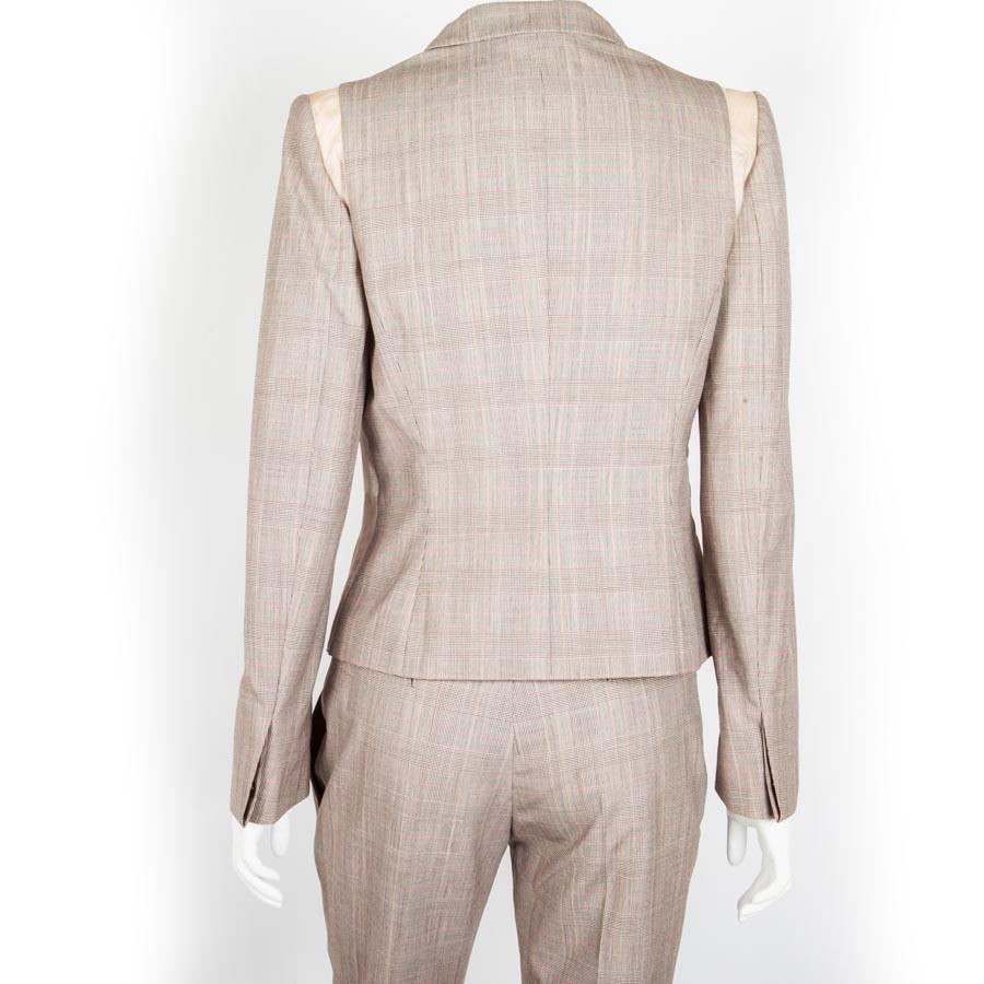ALEXANDER MC QUEEN Cotton Beige Suit 1