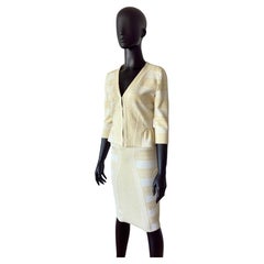 ALEXANDER MC QUEEN Skirt Suit stretch jacquard