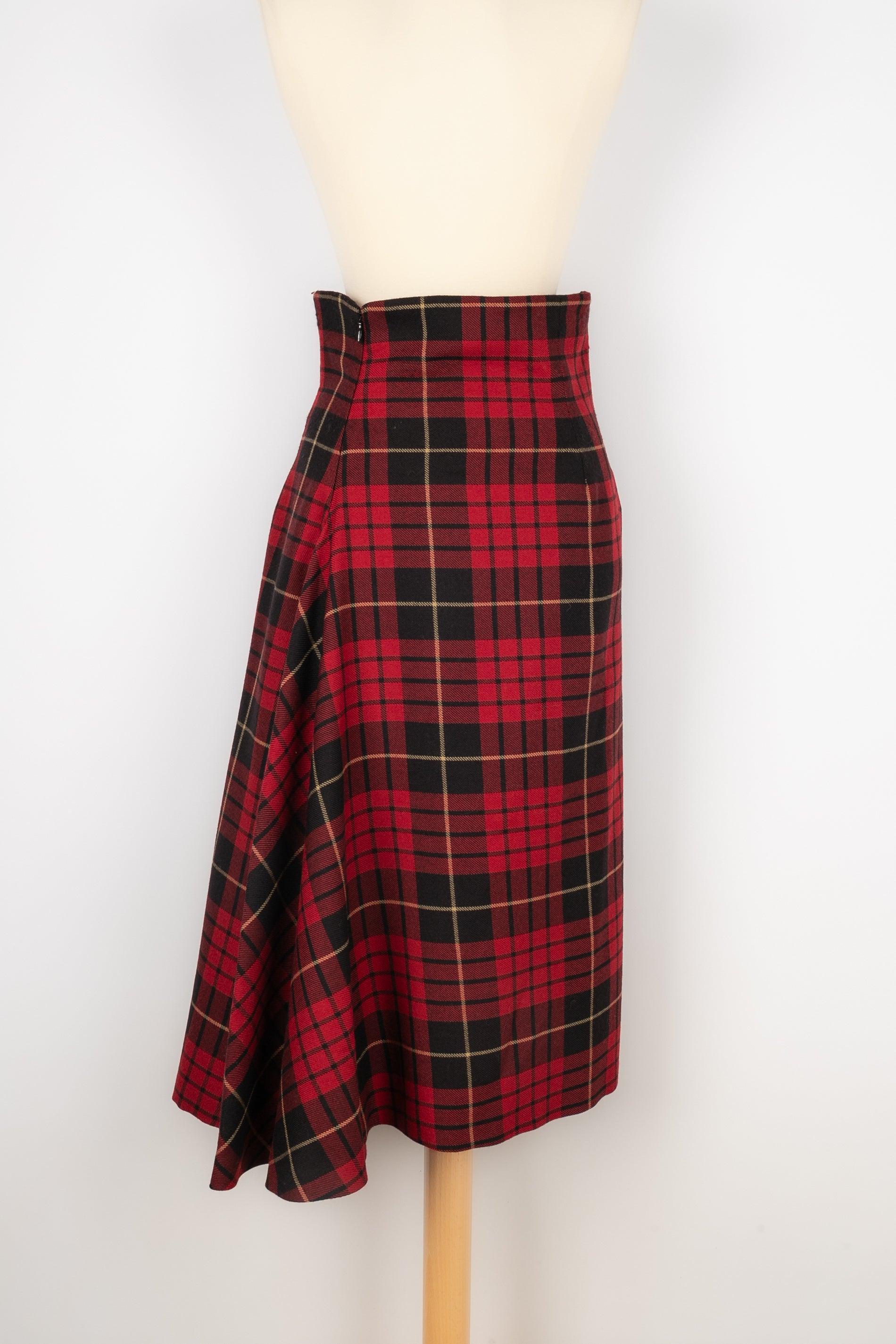Alexander Mc Queen Wool Tartan Skirt, 2006 1
