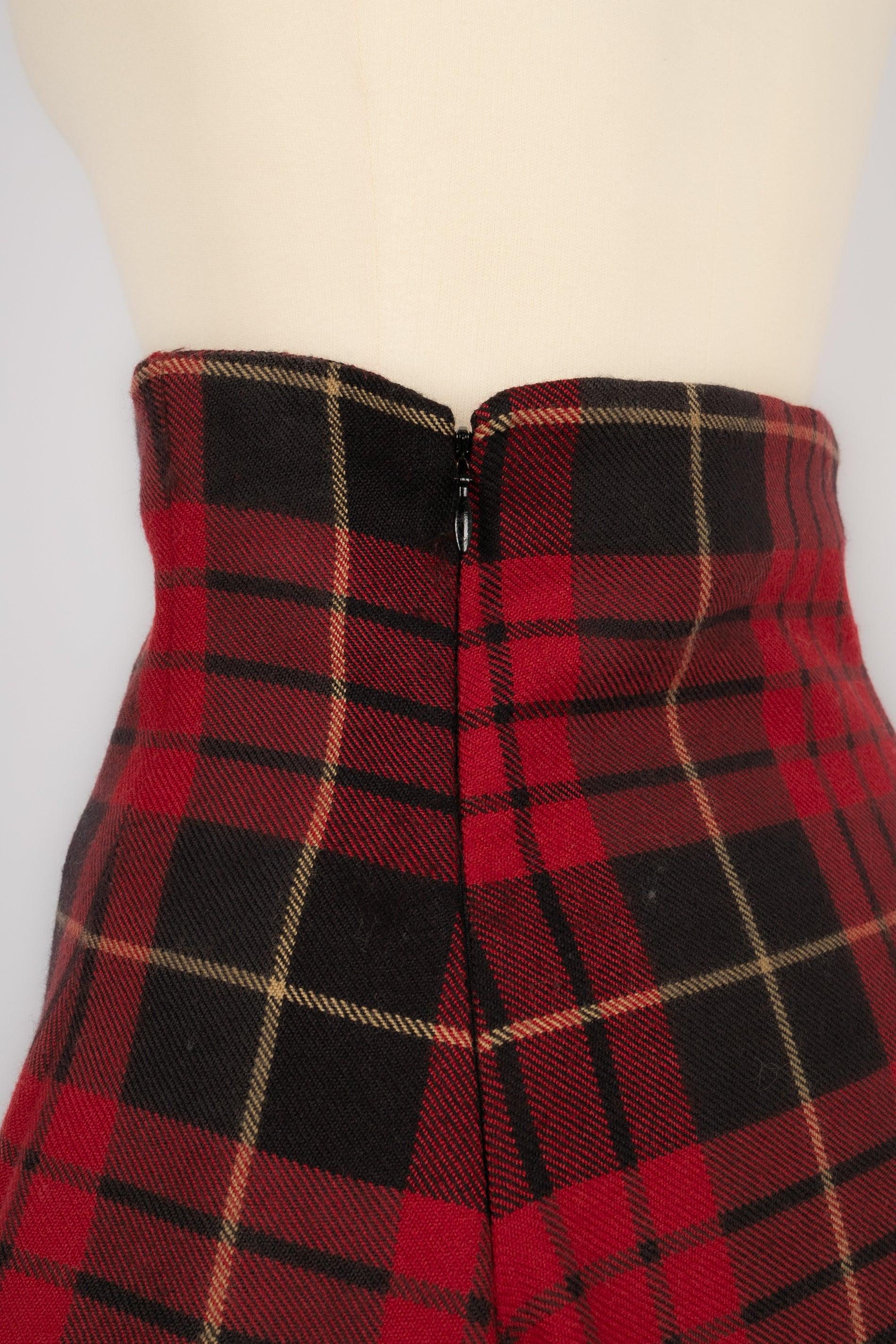 Alexander Mc Queen Wool Tartan Skirt, 2006 2