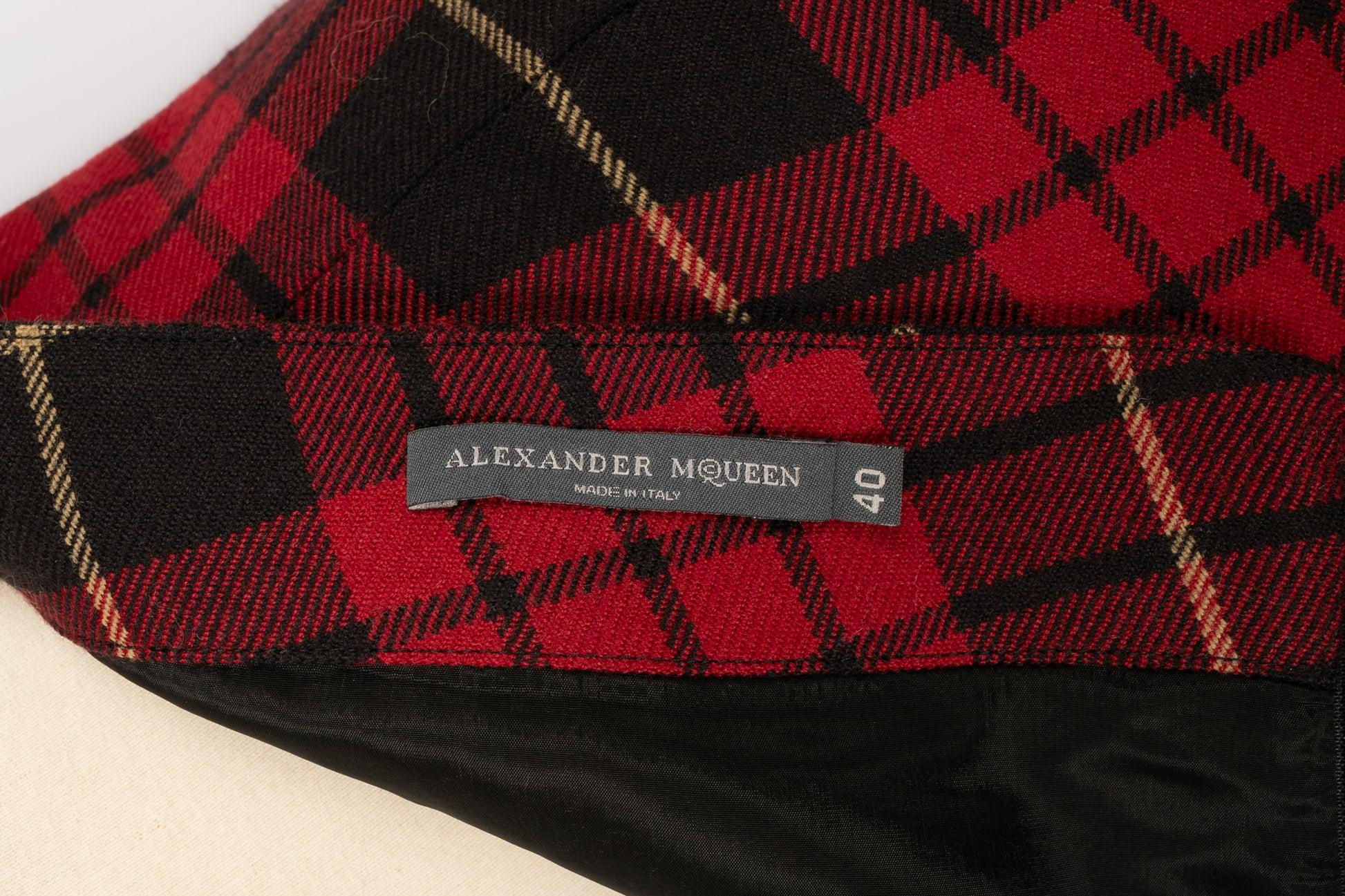 Alexander Mc Queen Wool Tartan Skirt, 2006 3