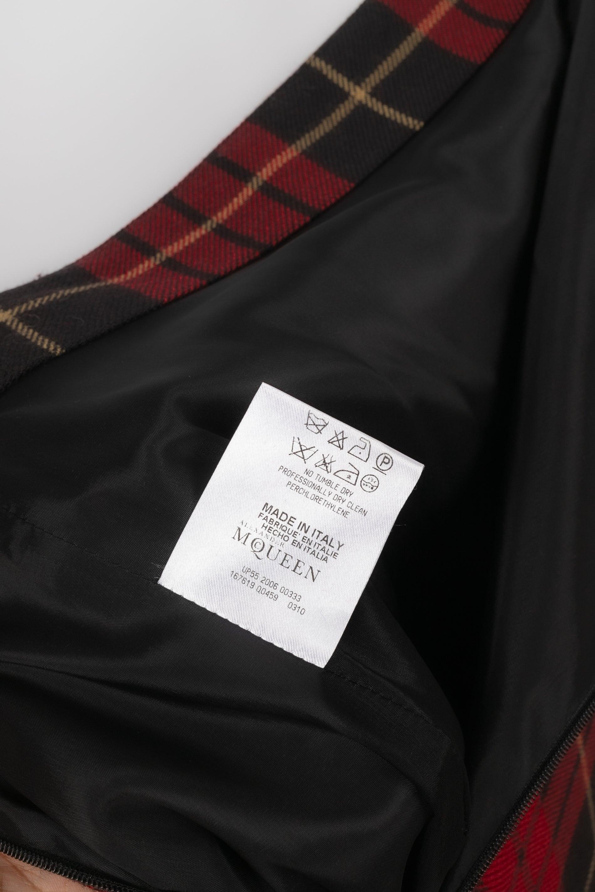 Alexander Mc Queen Wool Tartan Skirt, 2006 4