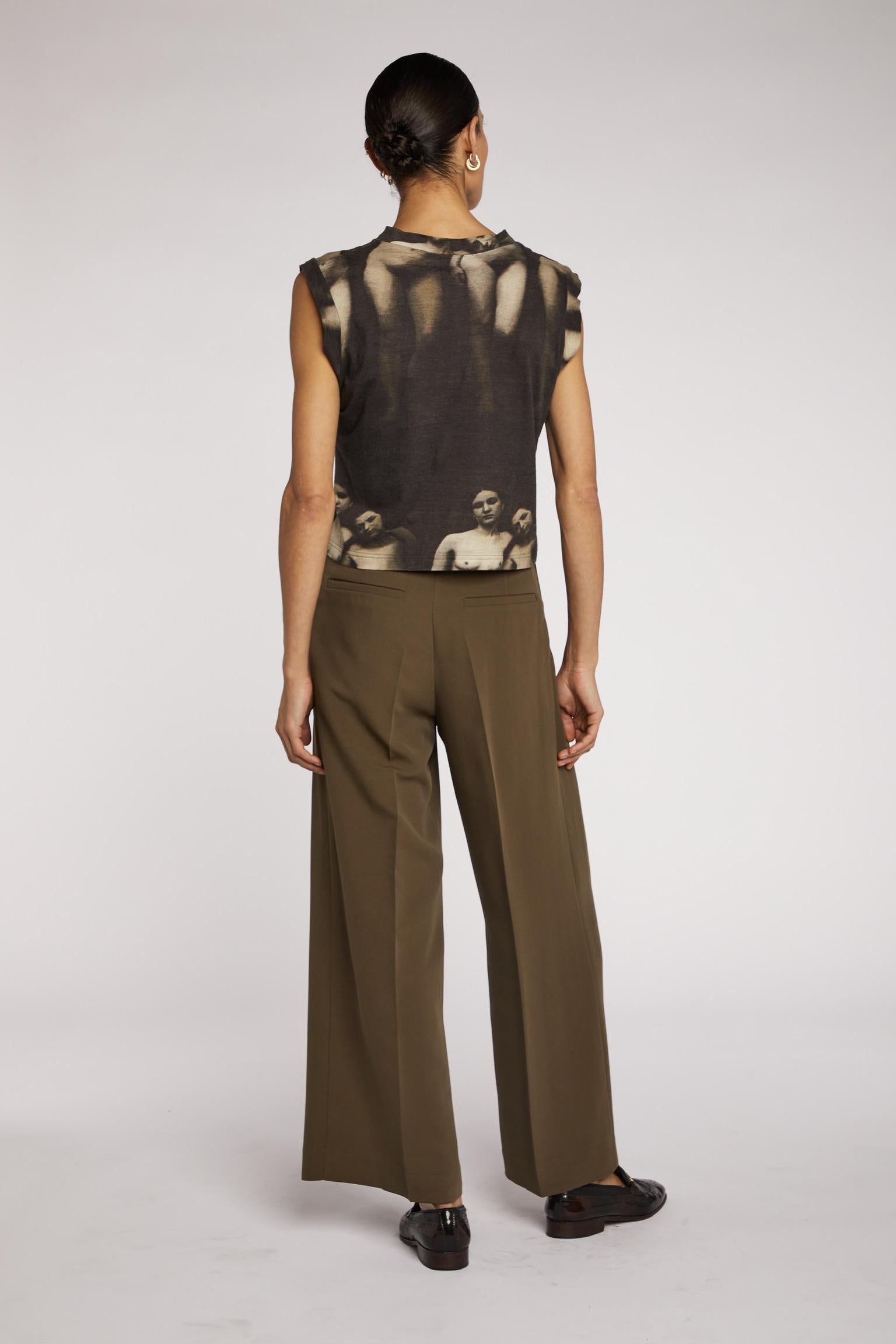 Noir Alexander McQeen Lee Era T-shirt A/W 2000 en vente