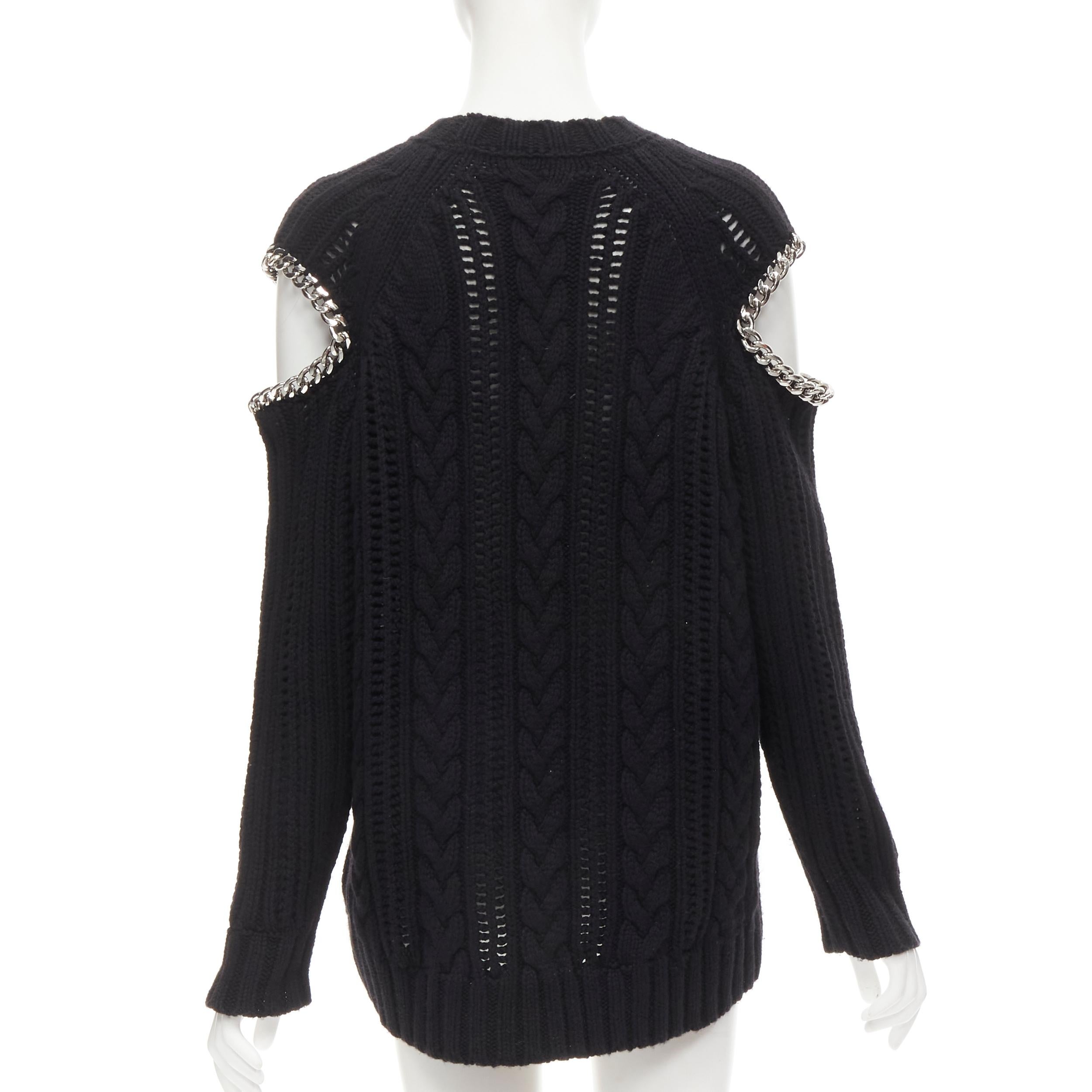 black chain sweater