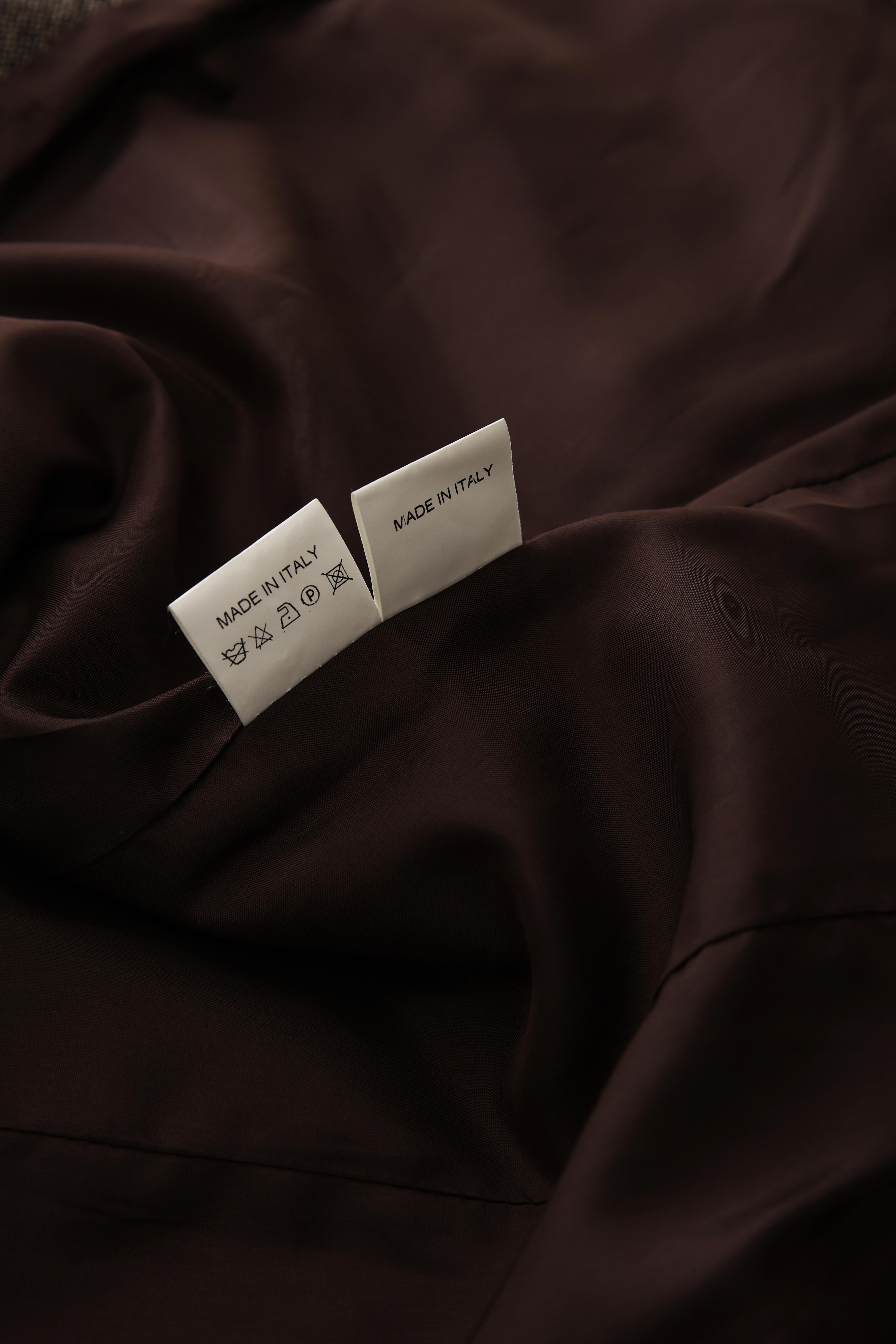 Alexander McQueen 1990's Grey Wool Jacket in vendita 7
