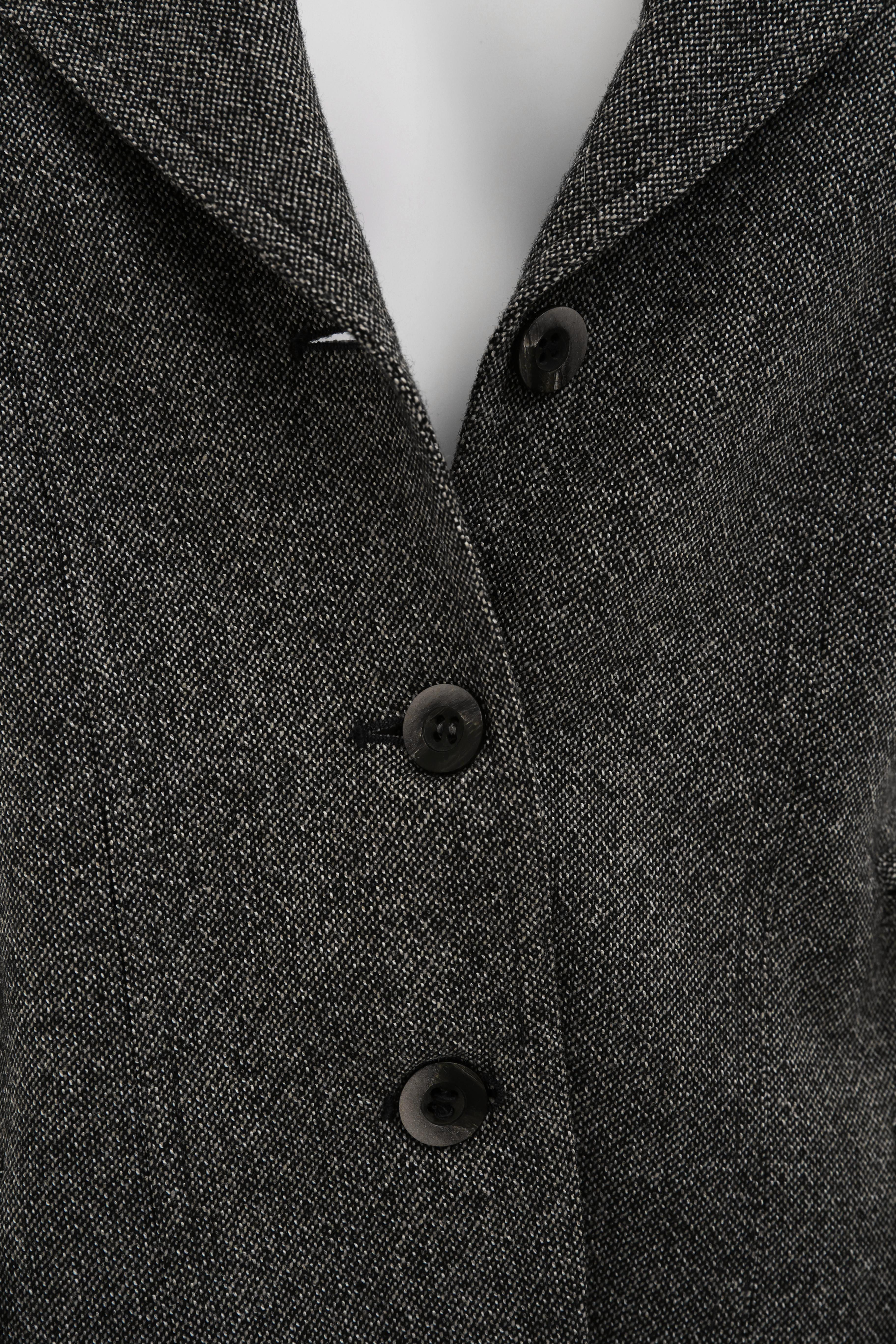 Donna Alexander McQueen 1990's Grey Wool Jacket in vendita