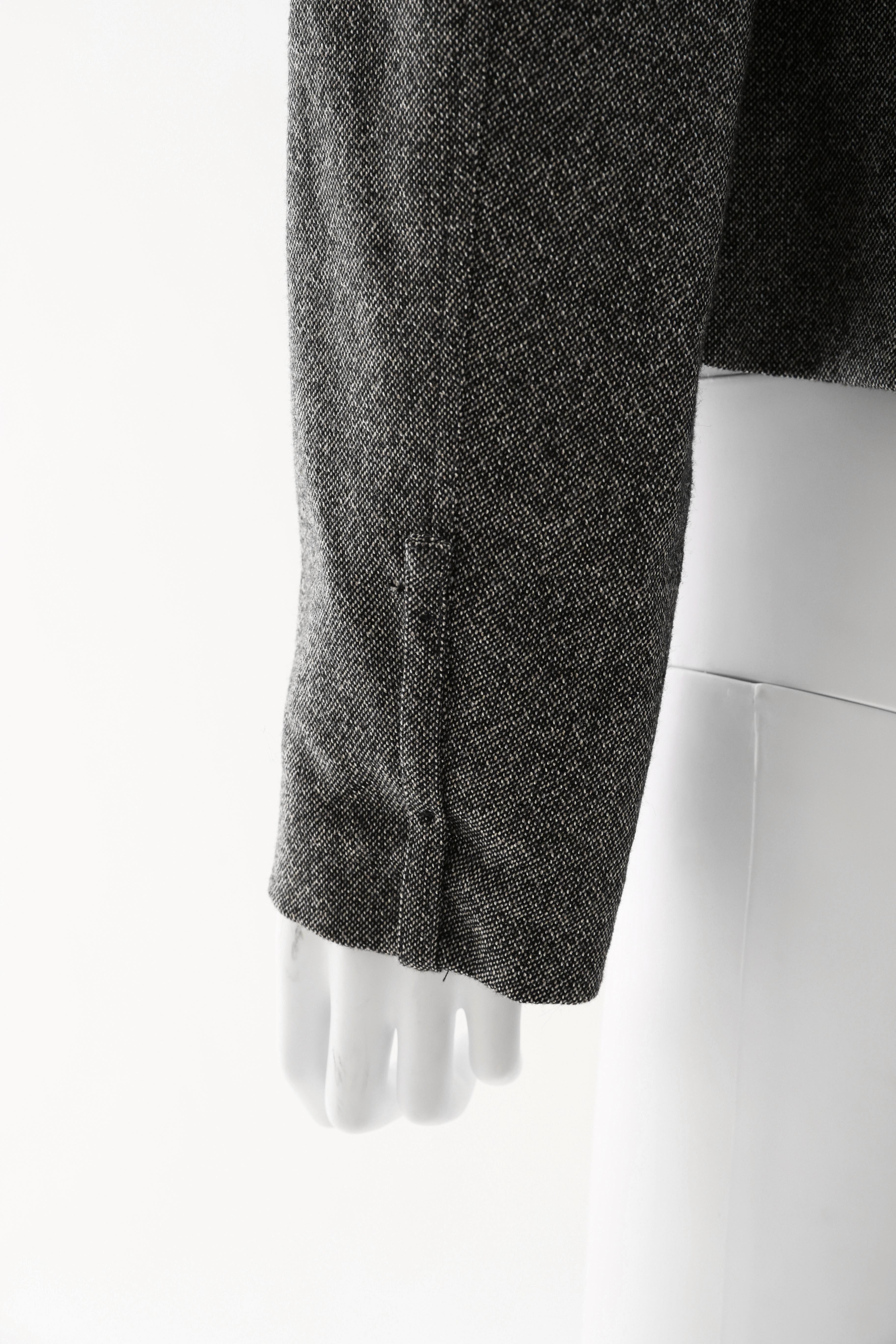 Alexander McQueen 1990's Grey Wool Jacket in vendita 3