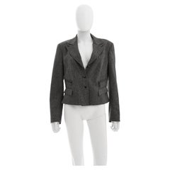 Alexander McQueen 1990's Grey Wool Jacket