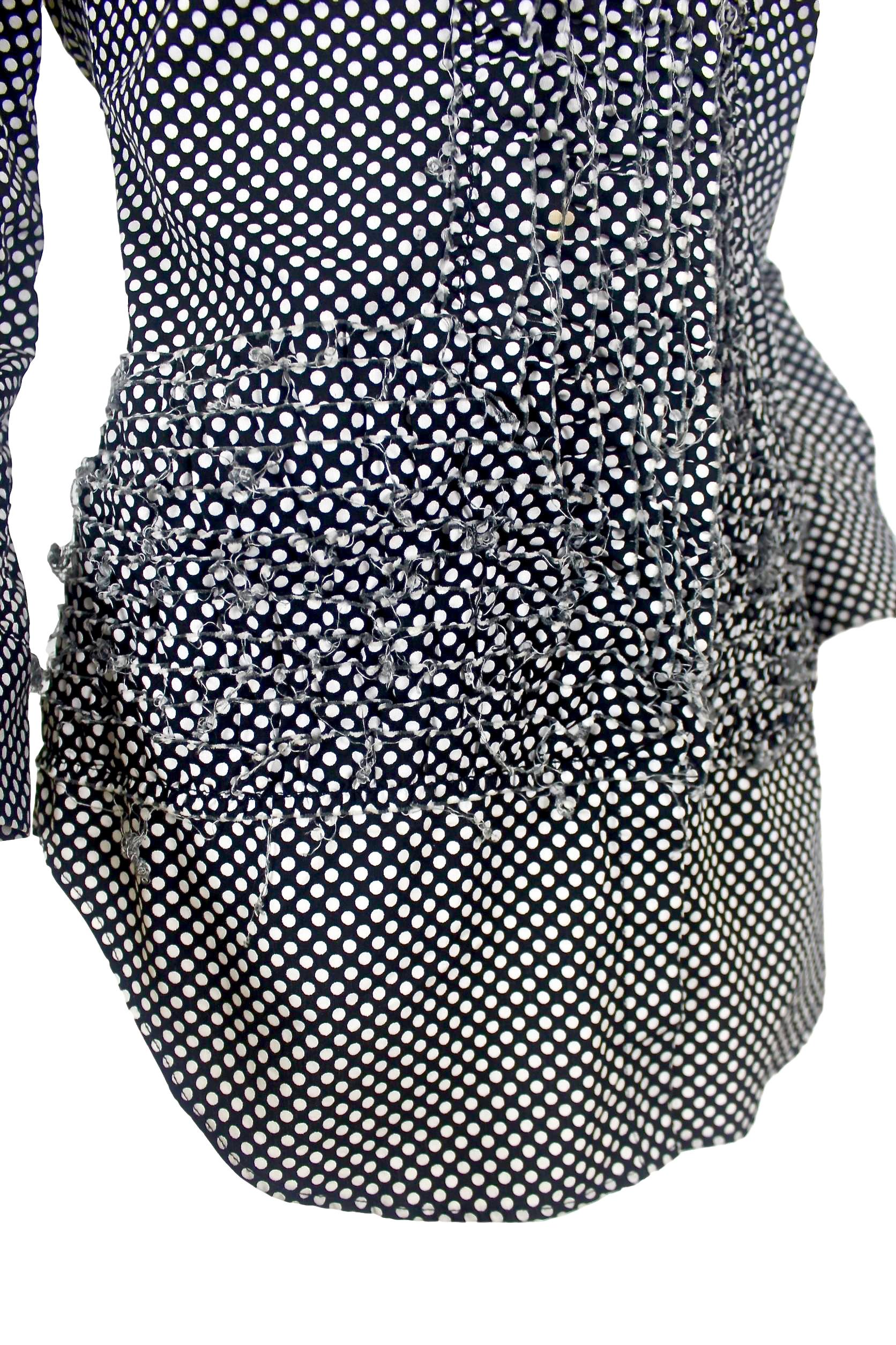Alexander McQueen 1990s Polka Dot Shirt In Good Condition For Sale In Bath, GB