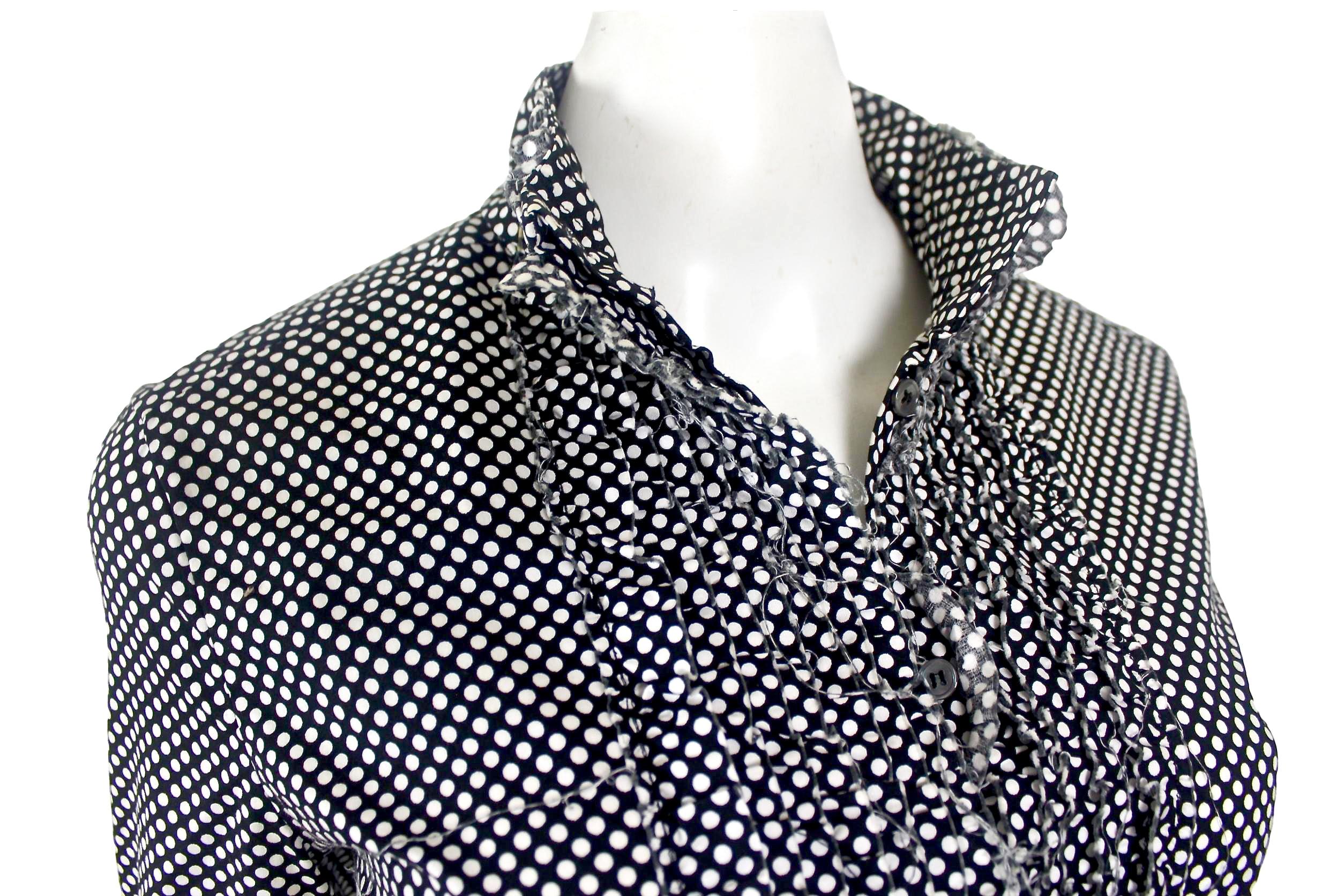 Alexander McQueen 1990s Polka Dot Shirt For Sale 3