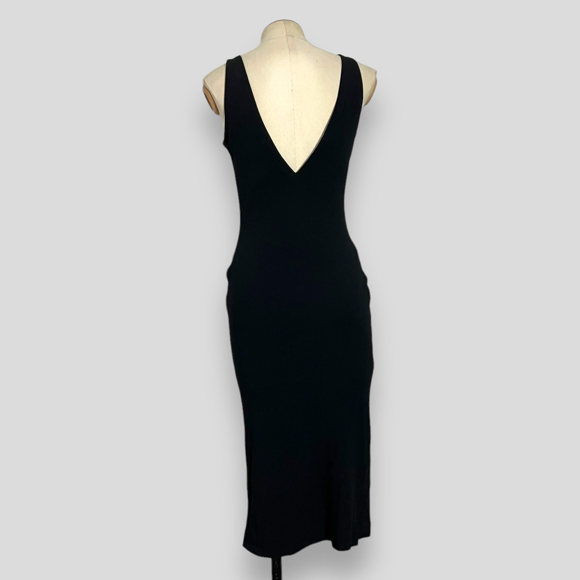 Alexander McQueen 1997 S/S La Poupee Plunging V Neck Bias low Cut  Dress In Good Condition For Sale In CAPELLE AAN DEN IJSSEL, ZH