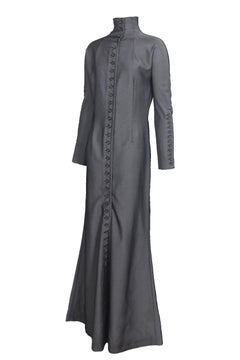 Alexander McQueen 1998 Joan Collection Button Front Dress