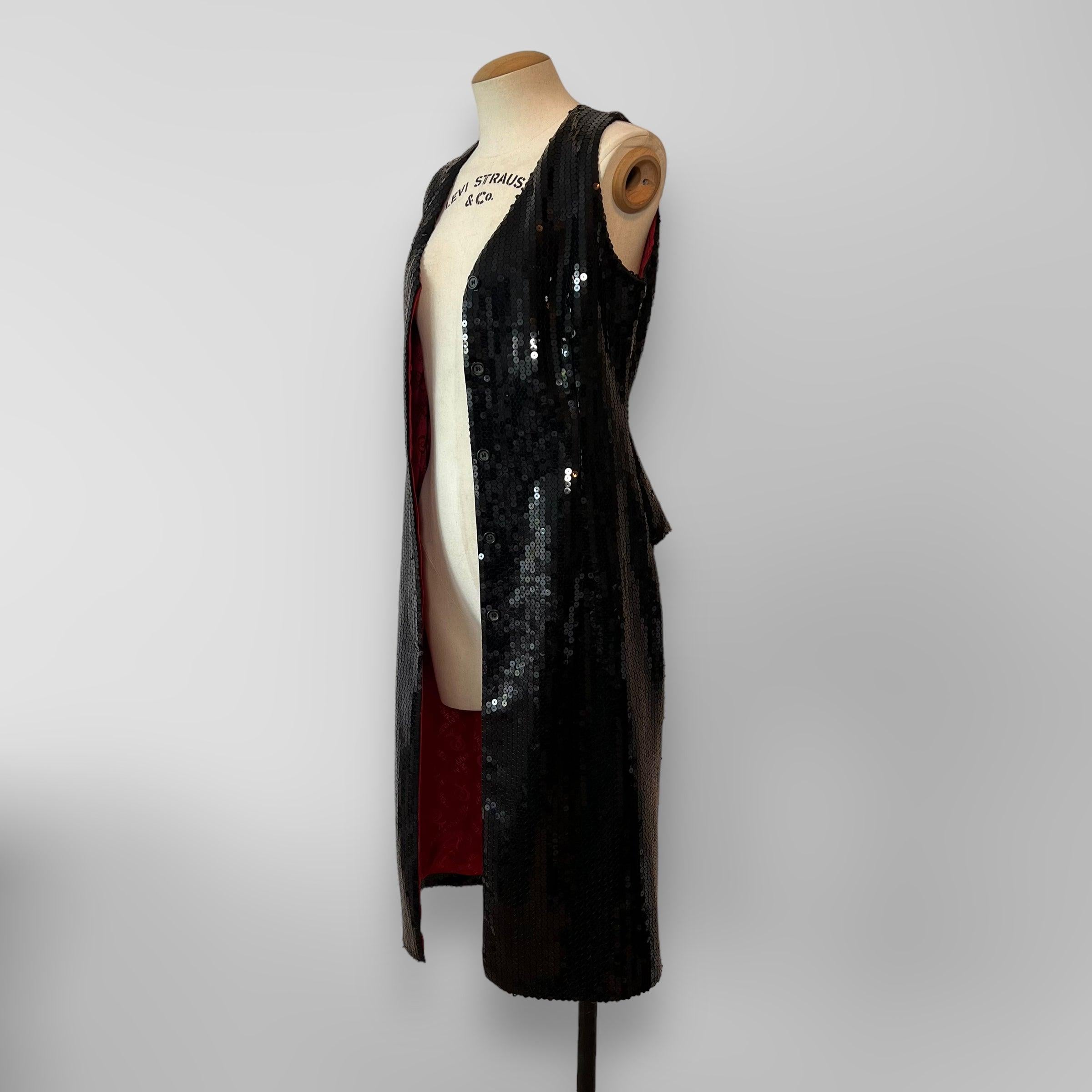 Alexander McQueen 1998 Joann sequin vest In Good Condition In CAPELLE AAN DEN IJSSEL, ZH