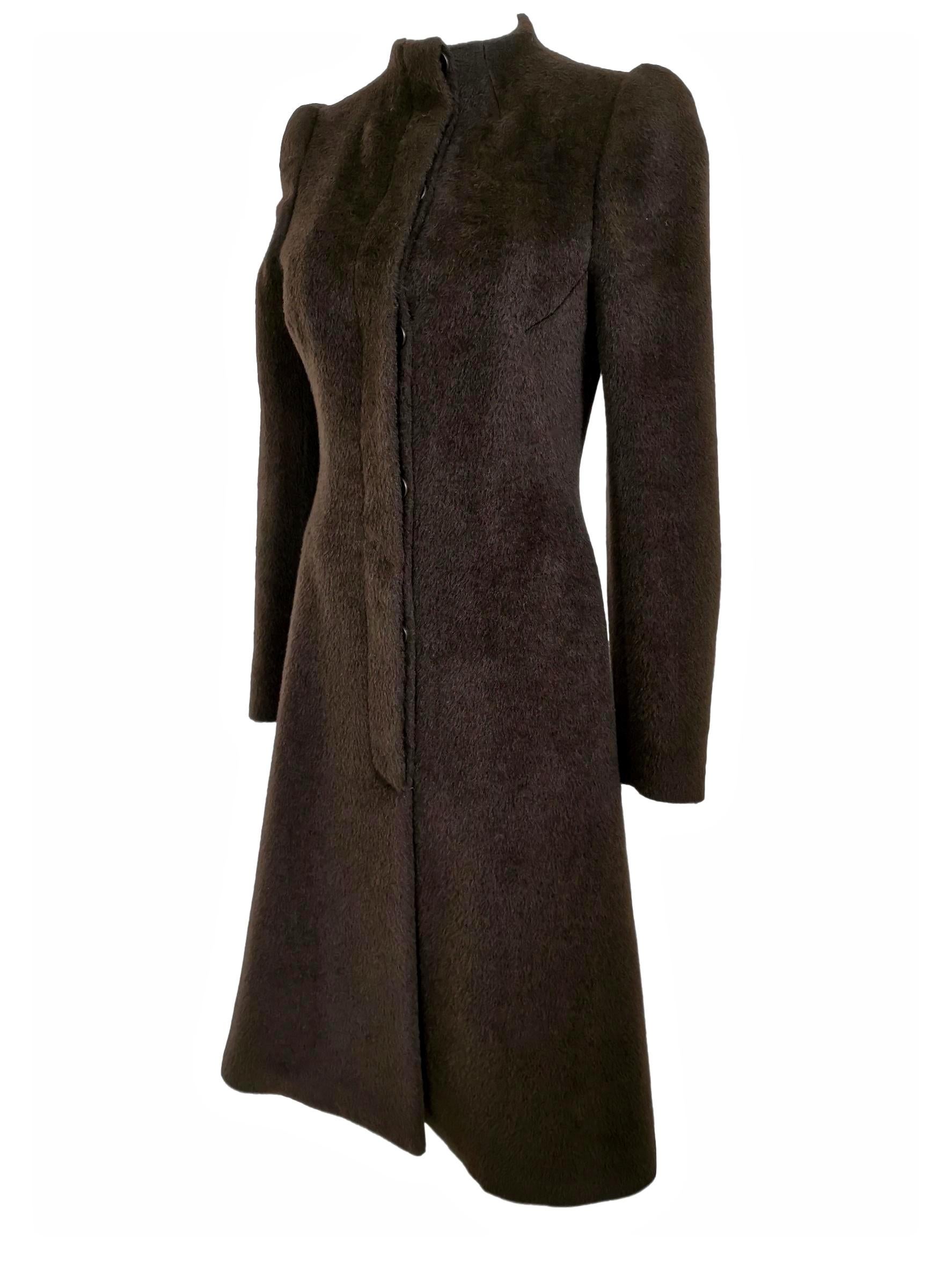 Alexander McQueen
1998 Joan Collection
Mohair, Alpaca and Wool
Perfect Winter Warmer Coat
Size 38