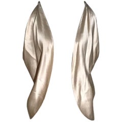 Alexander McQueen 2000s Cream Silk Open Front Draped Vest