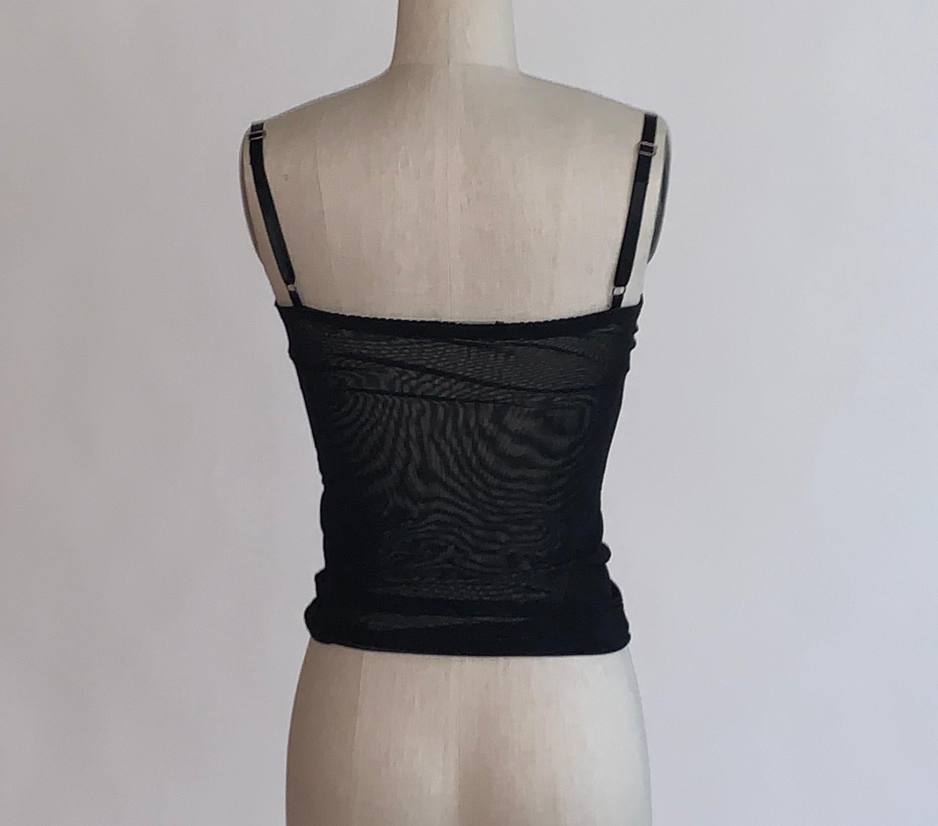 alexander mcqueen mesh top