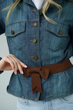 Alexander McQueen 2004 denim jacket