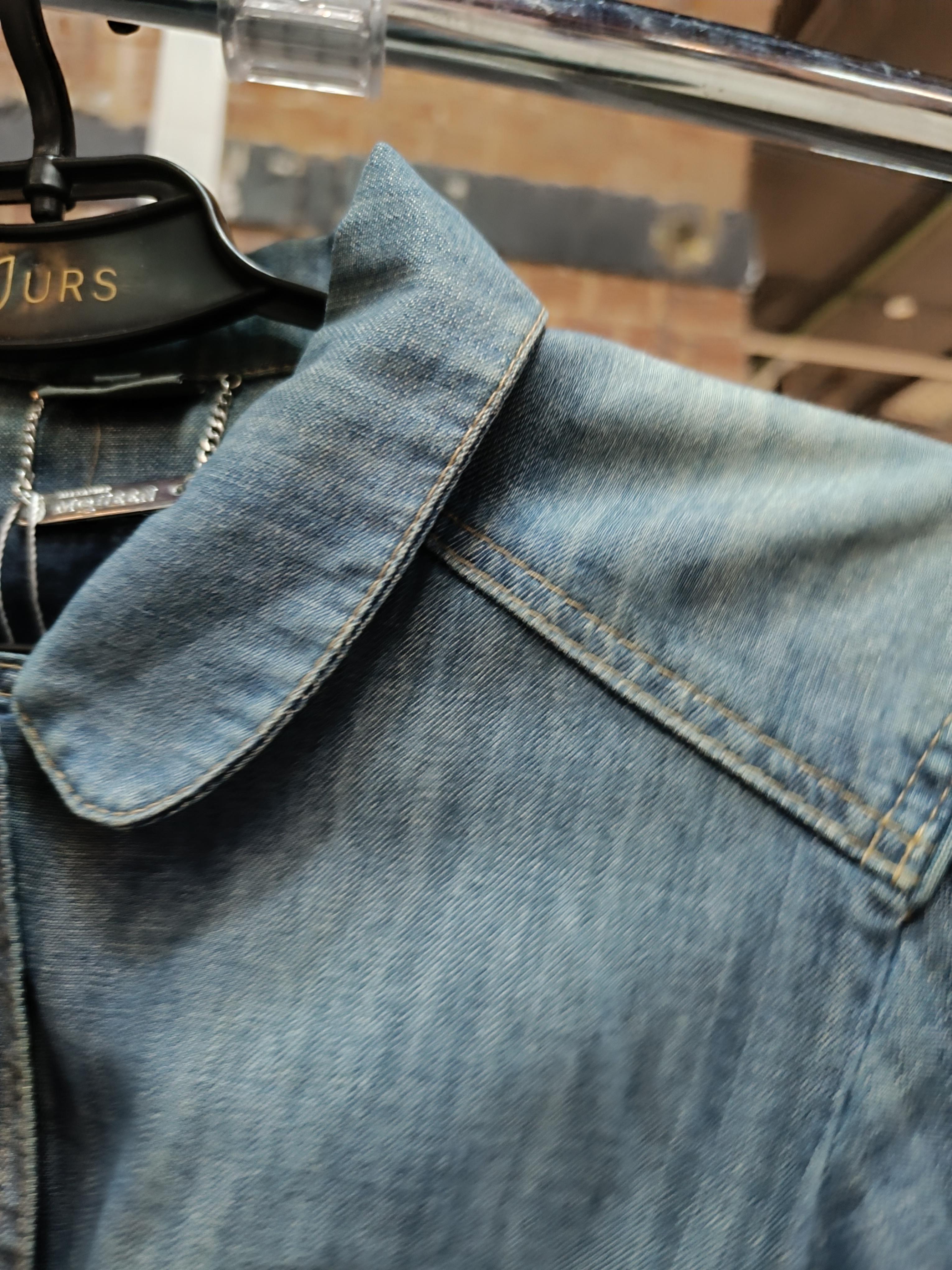 Alexander McQueen 2004 denim jacket For Sale 4