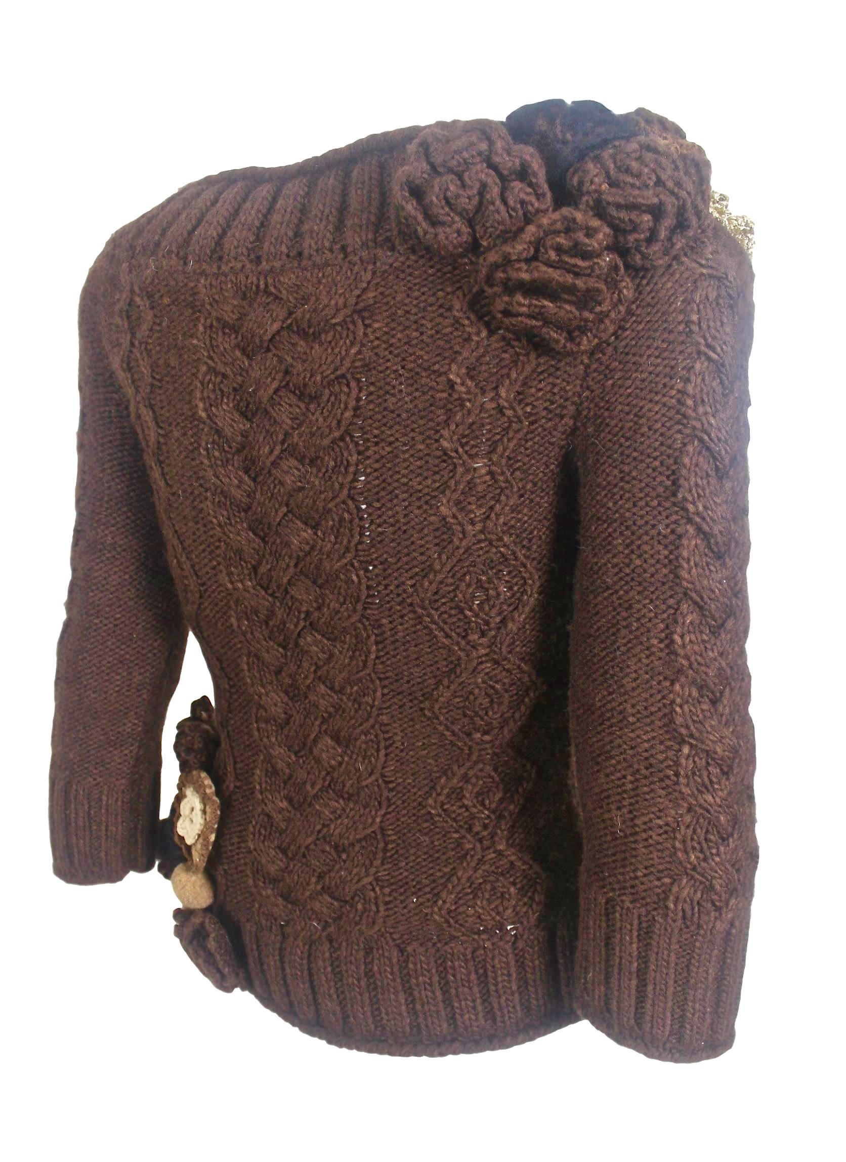 Alexander McQueen 2005 Alpaca/Wool Sweater For Sale 2