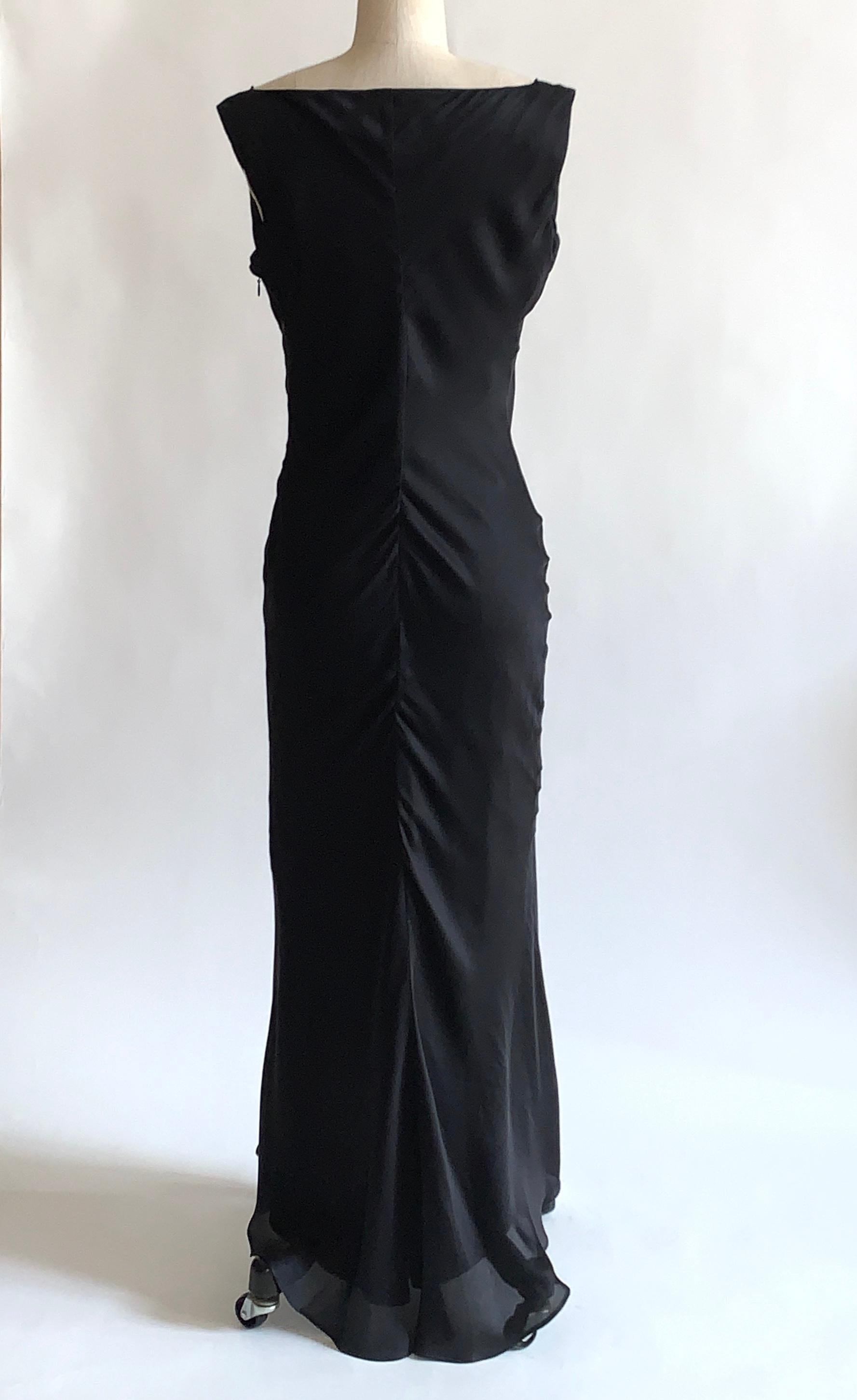 alexander mcqueen black feather dress