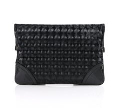 ALEXANDER McQUEEN 2008 “Flapper Novak” Black Lenticular Optical Illusion Clutch