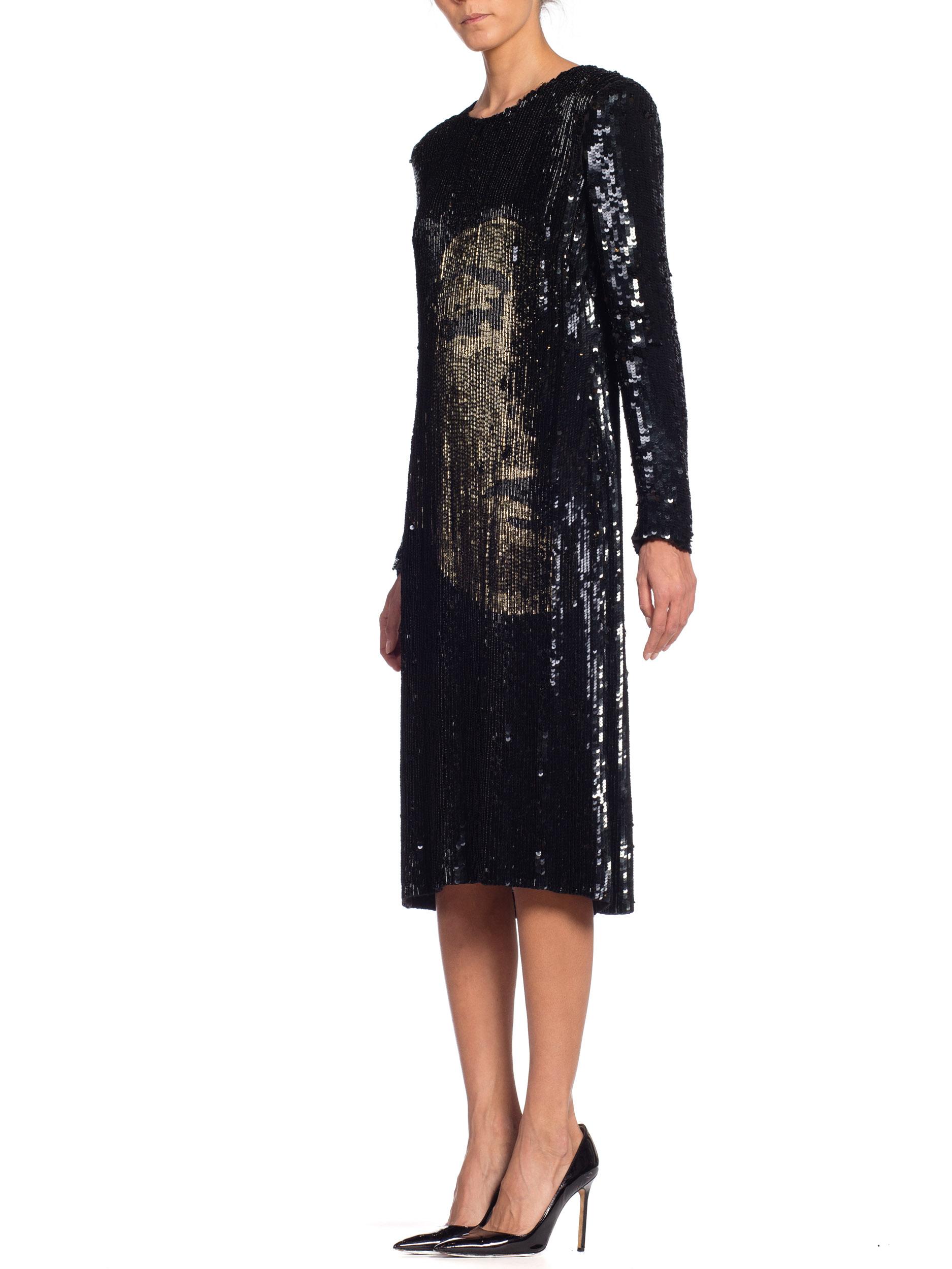 Alexander McQueen 2008 Isabella Blow Tribute Portrait Beaded Dress 1