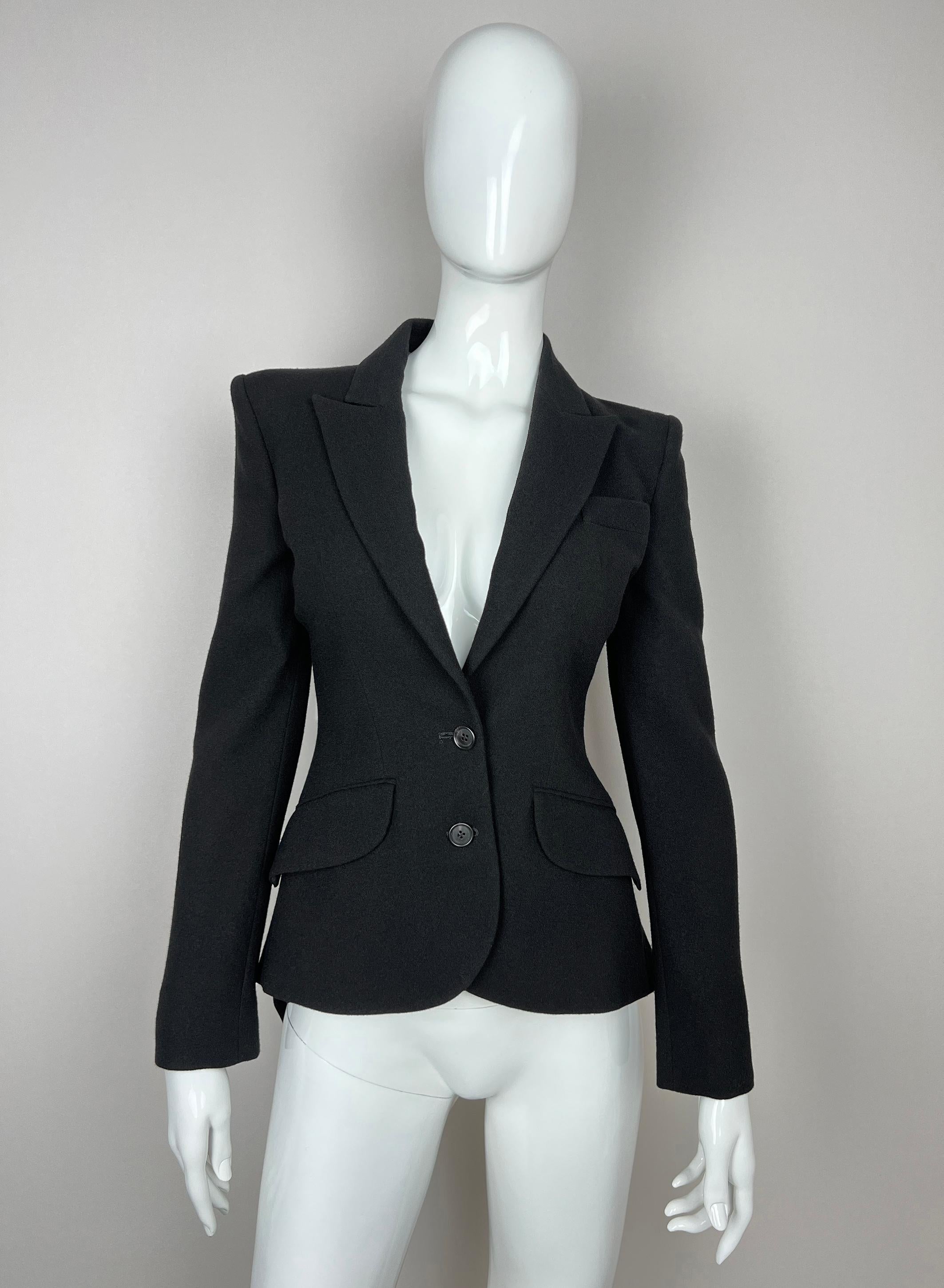 Alexander McQueen 2009 Pre-Fall fitted tail blazer jacket For Sale 11