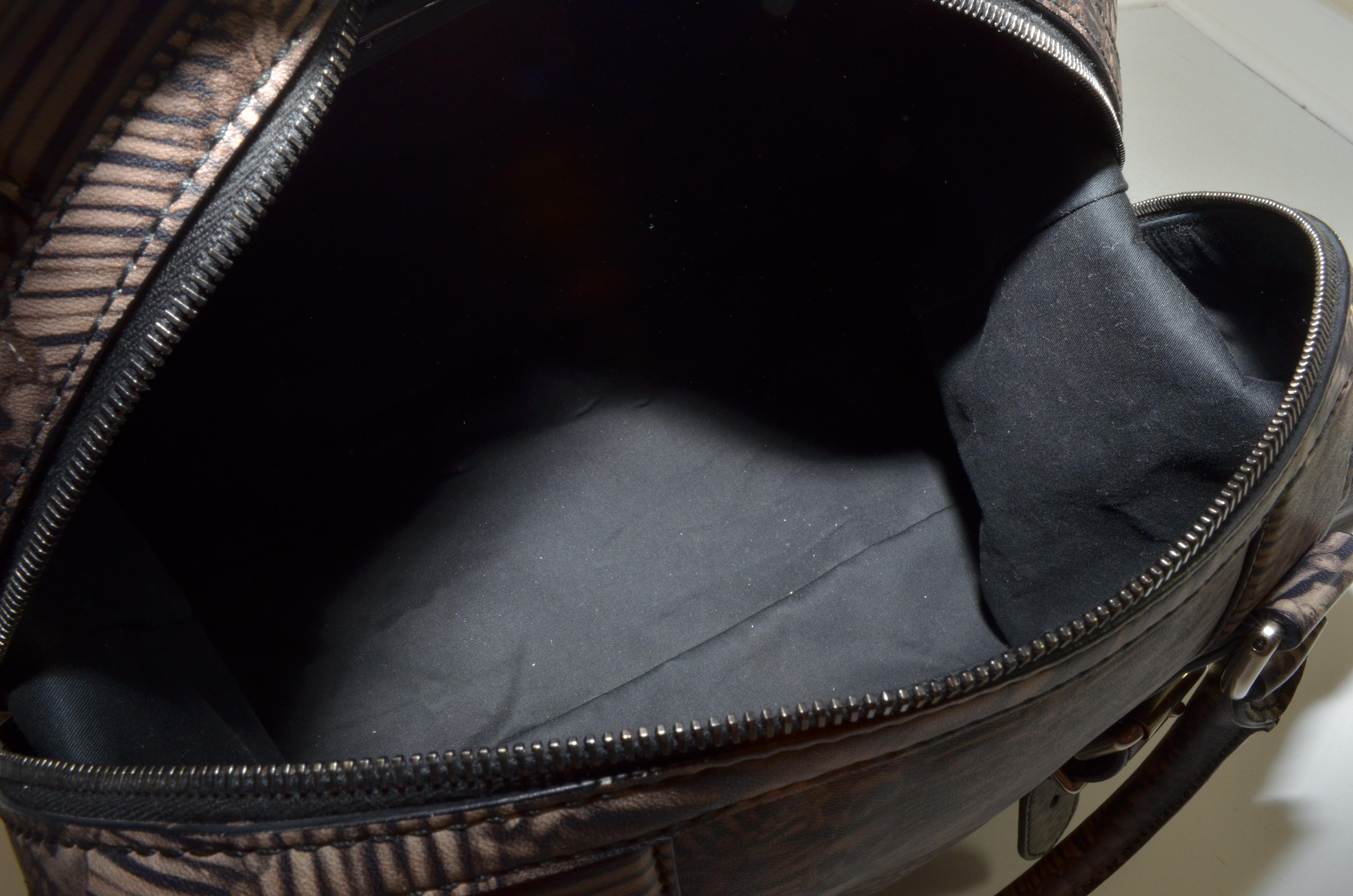 Alexander McQueen 2010 Catacomb Skull Print Travel Bag 2