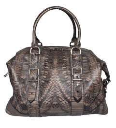 Alexander McQueen 2010 Catacomb Skull Print Travel Bag