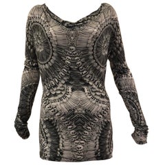 Alexander McQueen 2010 Collection "Skulls" Top (42 Itl)