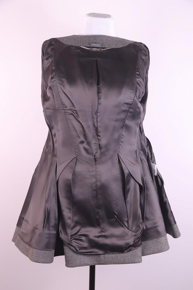 Grigio Alexander McQueen 2010 Cappotto in lana grigio in vendita