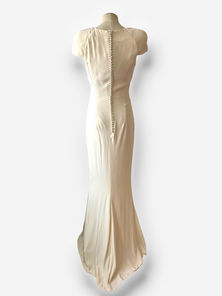 Alexander McQueen 2011 Silk-Crepe Gown, Pippa Middleton's bridesmaid dress  at 1stDibs