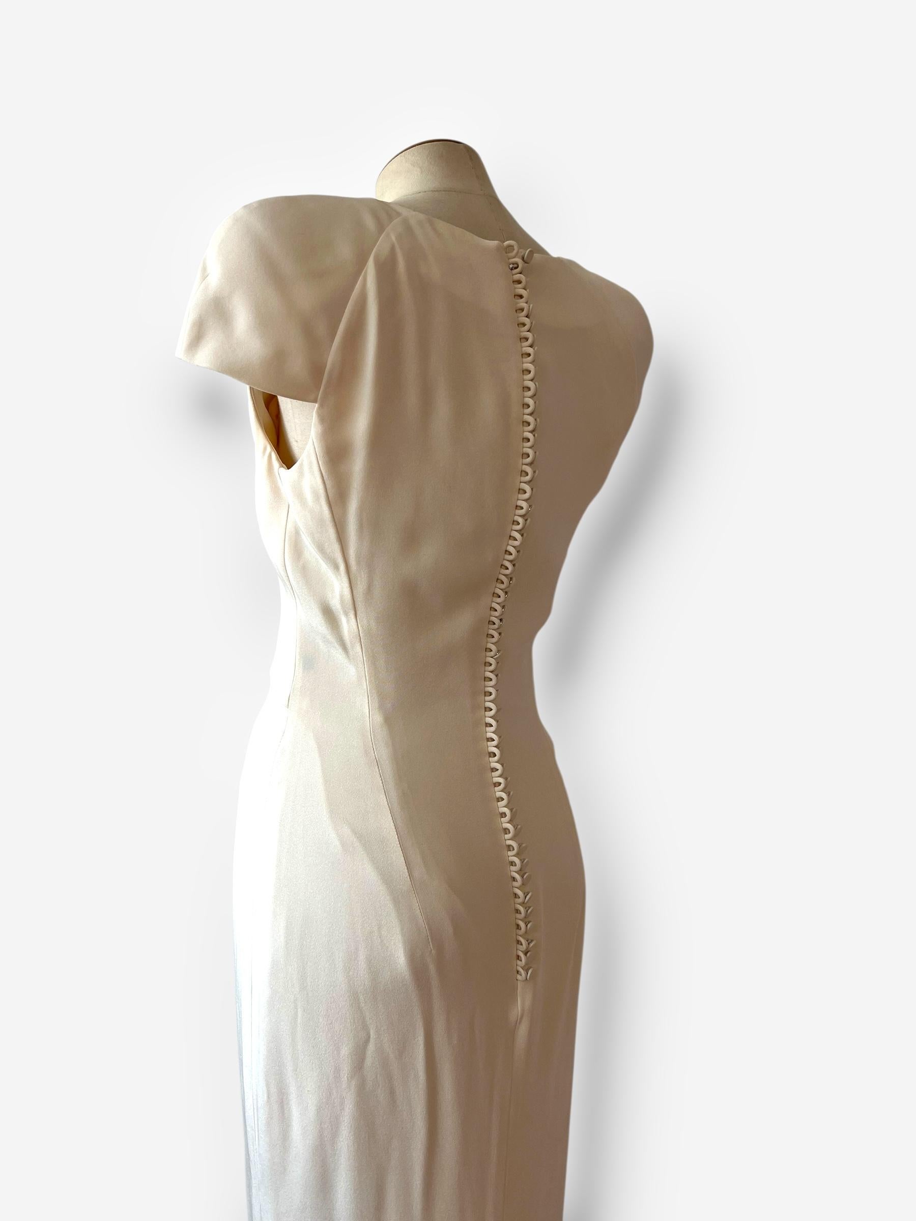 Alexander McQueen 2011 Silk-Crepe Gown, Pippa Middleton’s bridesmaid dress en vente 2
