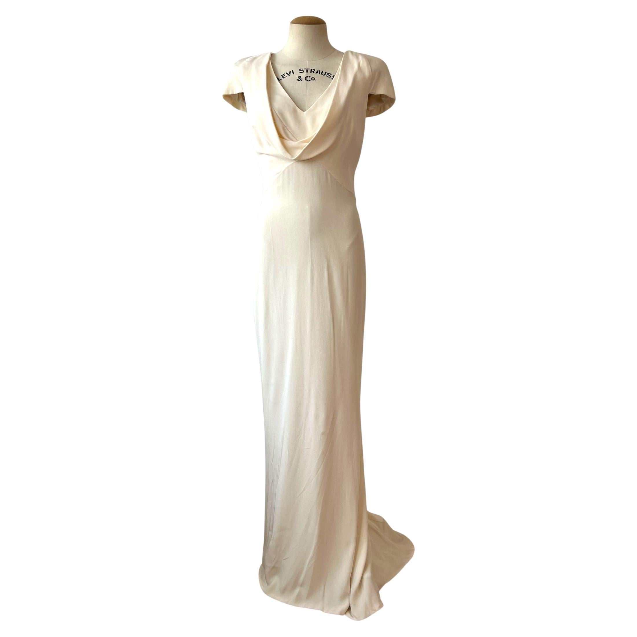 Alexander McQueen 2011 Silk-Crepe Gown, Pippa Middleton’s bridesmaid dress en vente