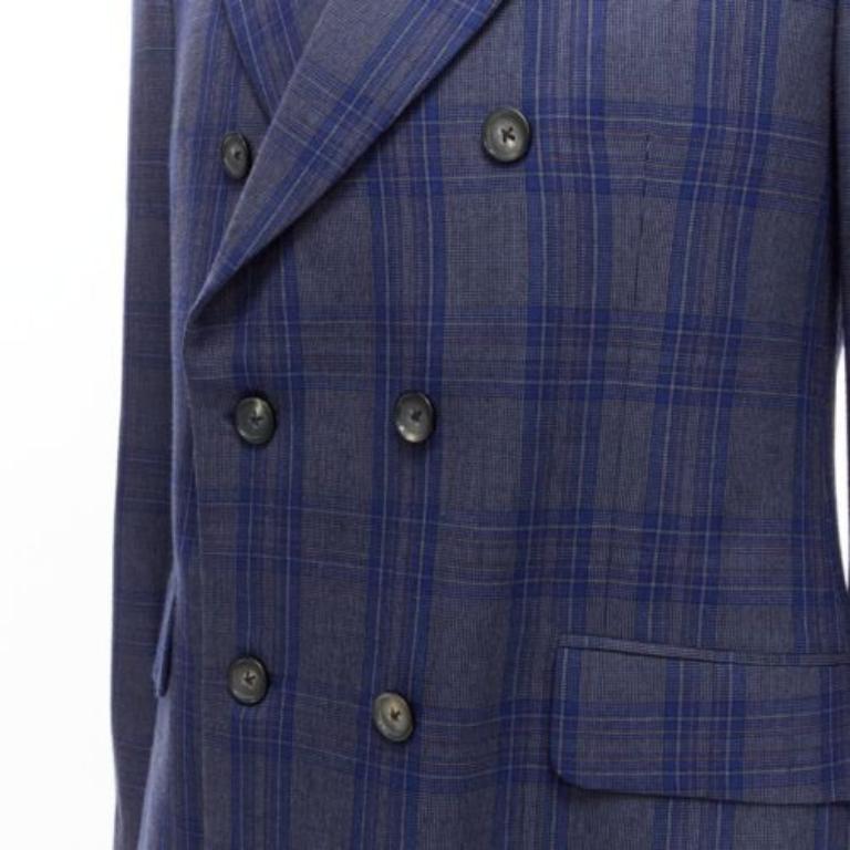 Blazer ALEXANDER MCQUEEN 2014 à carreaux bleu marine à double boutonnage IT48 M
Référence : JSLE/A00064
Marque : Alexander McQueen
Collection : 2014
MATERIAL : Laine, cachemire
Couleur : Bleu
Motif : damier
Fermeture : bouton
Doublure : Tissu