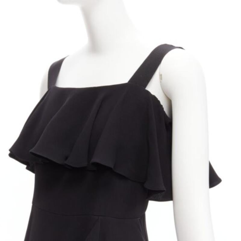ALEXANDER MCQUEEN 2015 100% silk black asymmetric flutter cocktail dress IT38 XS
Reference: TGAS/D00675
Brand: Alexander McQueen
Collection: 2015
Material: Silk
Color: Black
Pattern: Solid
Closure: Zip
Made in: Italy

CONDITION:
Condition: Very
