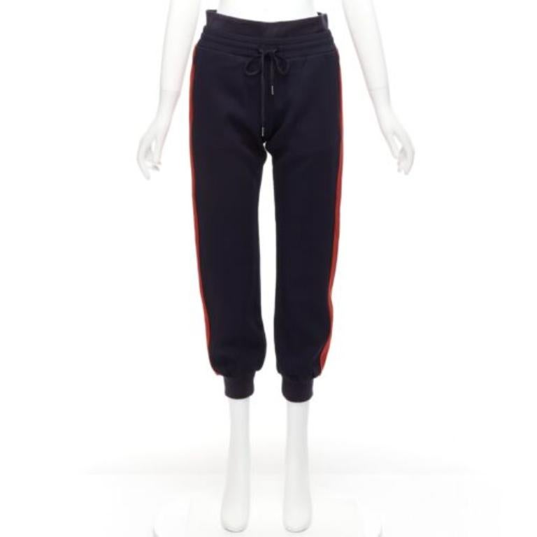 ALEXANDER MCQUEEN 2017 rose marine rouge à double ceinture IT38 XS en vente 4