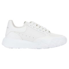 ALEXANDER MCQUEEN 2020 Court chunky low top white leather trainers EU38.5