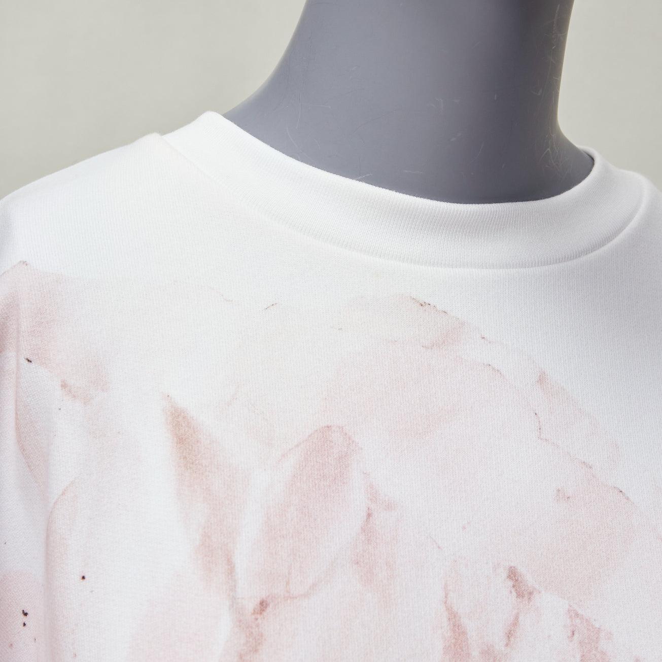 Alexander McQueen 2021 Felpa in cotone con stampa floreale IT36 XXS in vendita 3