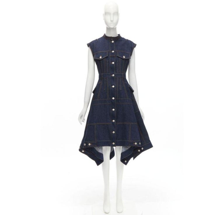 alexander mcqueen deconstructed corset dress McQueen Floral Jacquard Corset Dress - Red - Women