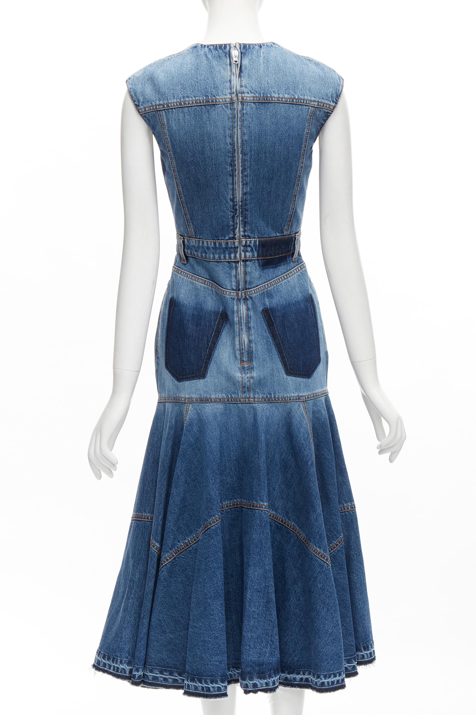 alexander mcqueen jeans dress